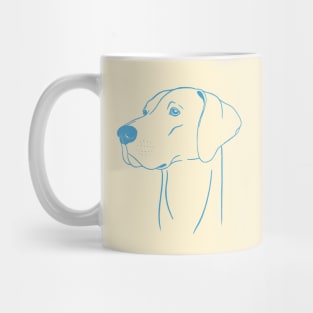 Weimaraner (Beige and Blue) Mug